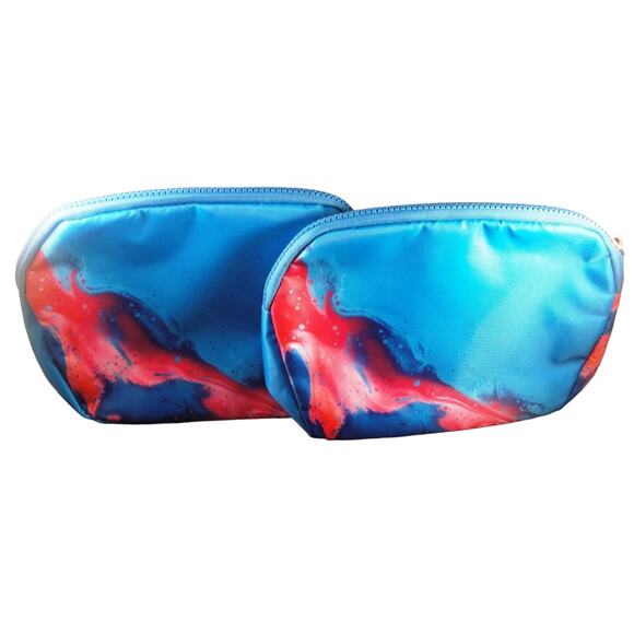 2 x Sephora Nylon Travel Cosmetic Makeup Bag Large 8.5”X 6” X 2” ~ NEW - Picture 3 of 7